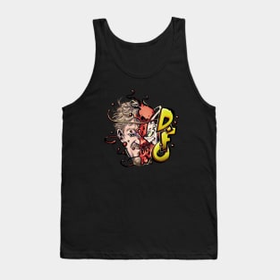 D-FO  Superhero Mashup Logo Tank Top